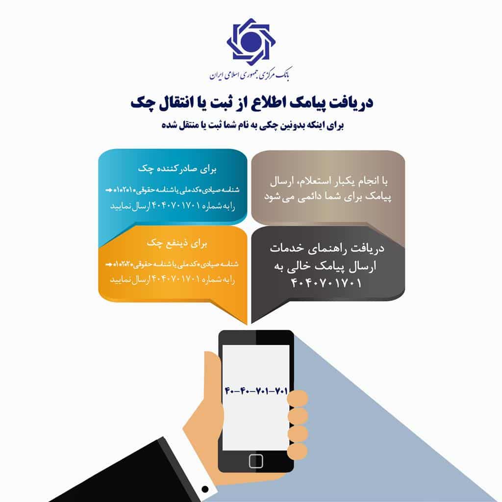 چگونه بدانیم چک صیادی ثبت شده
