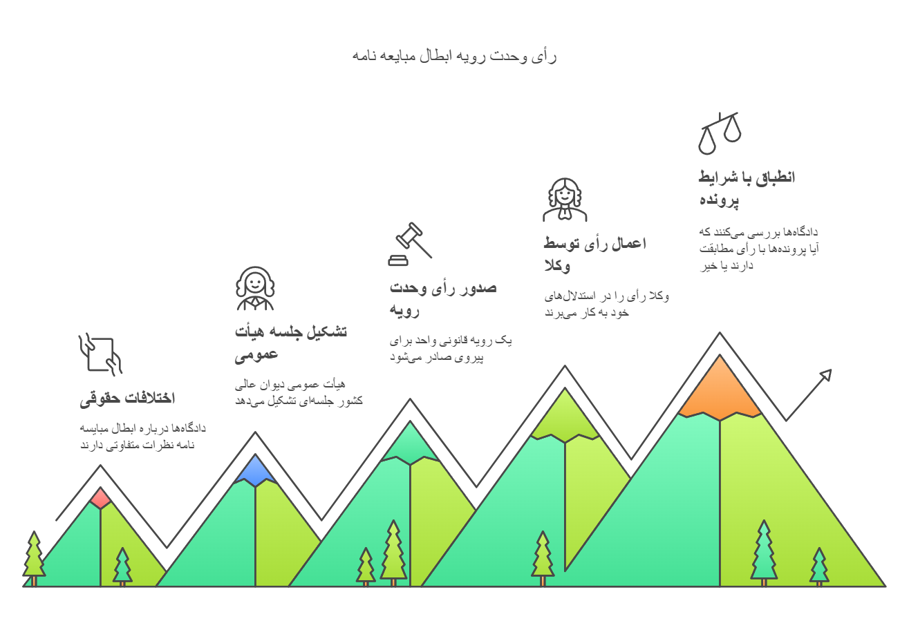 رأی وحدت رویه ابطال مبایعه نامه