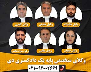 وکلای متخصص دی
