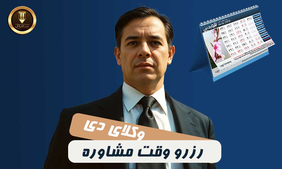 رزرو وقت مشاوره با وکیل پایه یک دادگستری