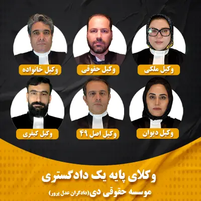 وکیل های موسسه حقوقی دی